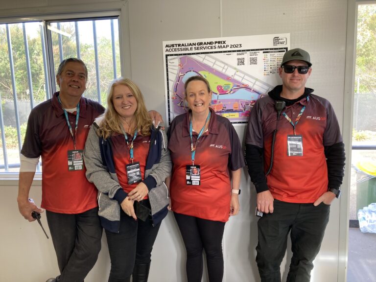 Wheelaway Staff at the Australian Grand Prix